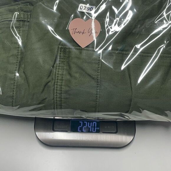 Universal Thread Verde Green Cropped Cargo Pants N0290 - Picture 11 of 11